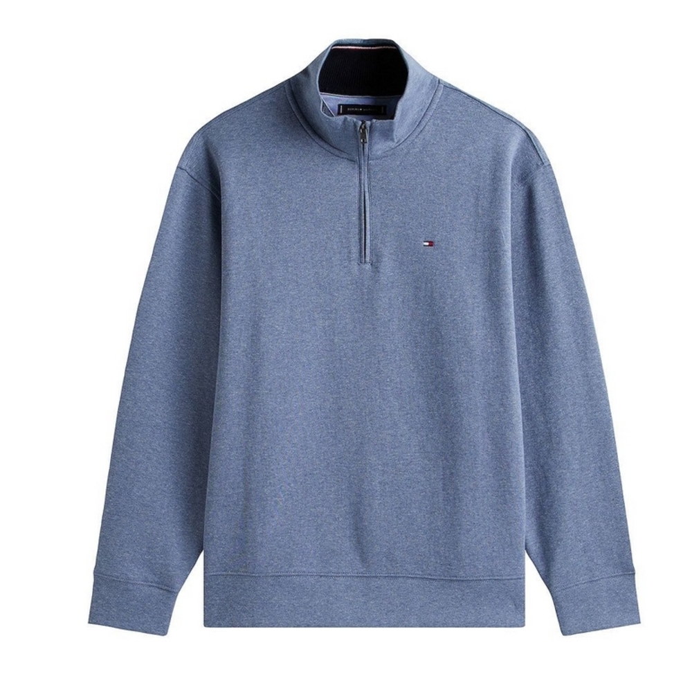 Tommy Hilfiger Men's Light Blue Zip-Up Sweater Size XXL